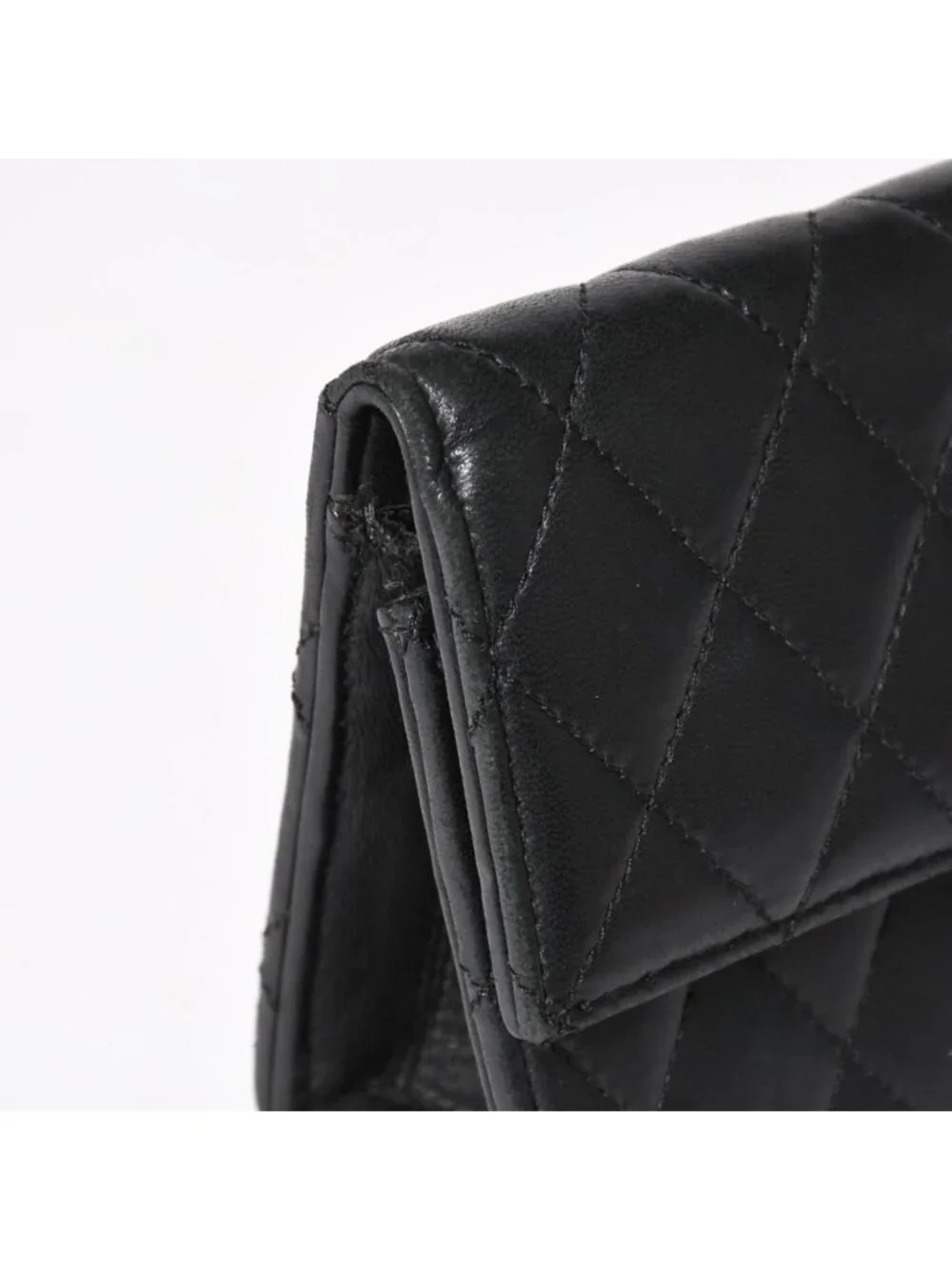 Chrome Hearts Dinner Clutch Large Cross Matelasse Lambskin Black